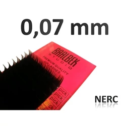 0,07 mm vastag, NERC műszempillák (tálcás)