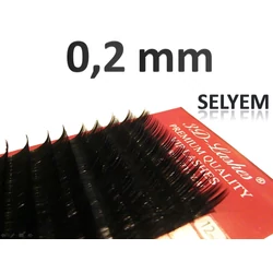 0,2 mm vastag SELYEM műszempillák (tálcás) AKCIÓ!