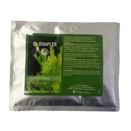 Dr. Rimpler PROFESSIONAL Tea tree oil alginat mask - Teafaolajos algamaszk 30g