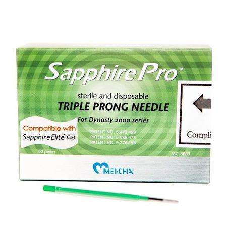 Meicha Sapphire Pro sminktetováló tű - 3 végű
