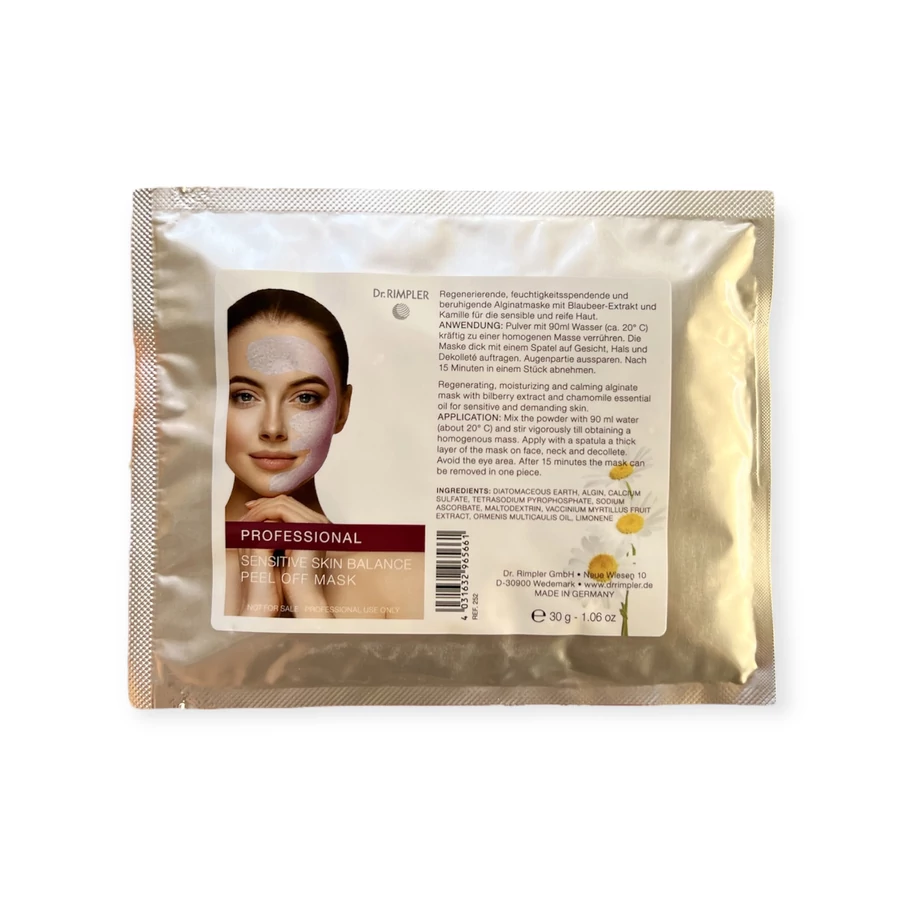 Dr. Rimpler Sensitive Skin Balance Peel Off Mask - nyugtató maszk érzékeny bőrre 30 g