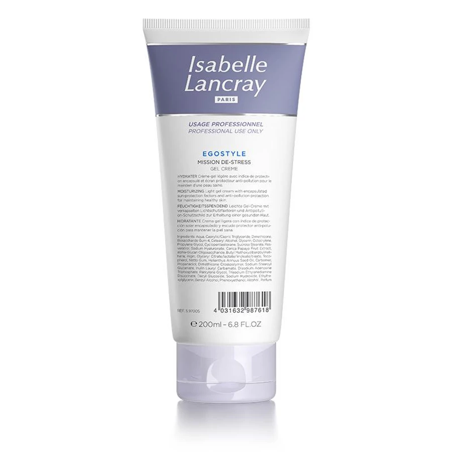 Isabelle Lancray EGOSTYLE De-Stress Gel Cream - Nyugtató, stresszoldó gélkrém 200 ml
