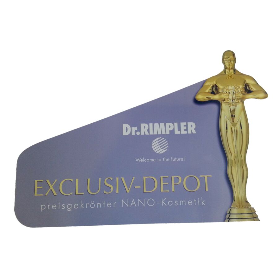 Dr. Rimpler Oscar-szobros ablakmatrica